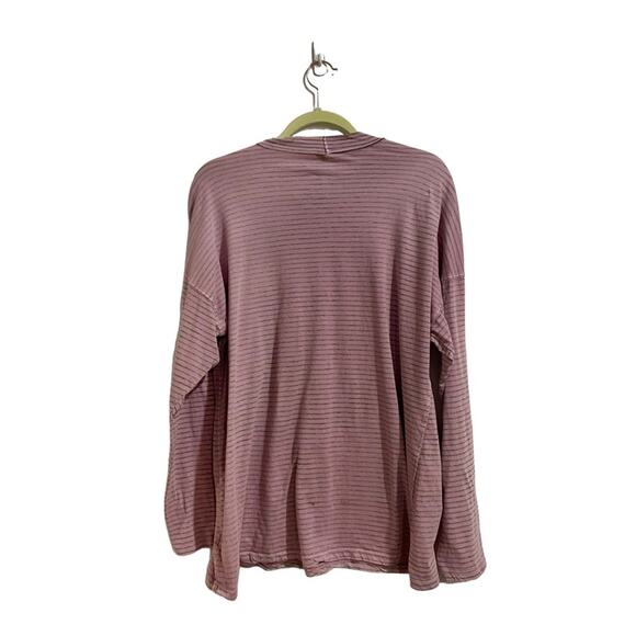 Free People Orchid Be Free Striped Tunic Sz S - Picture 13 of 16